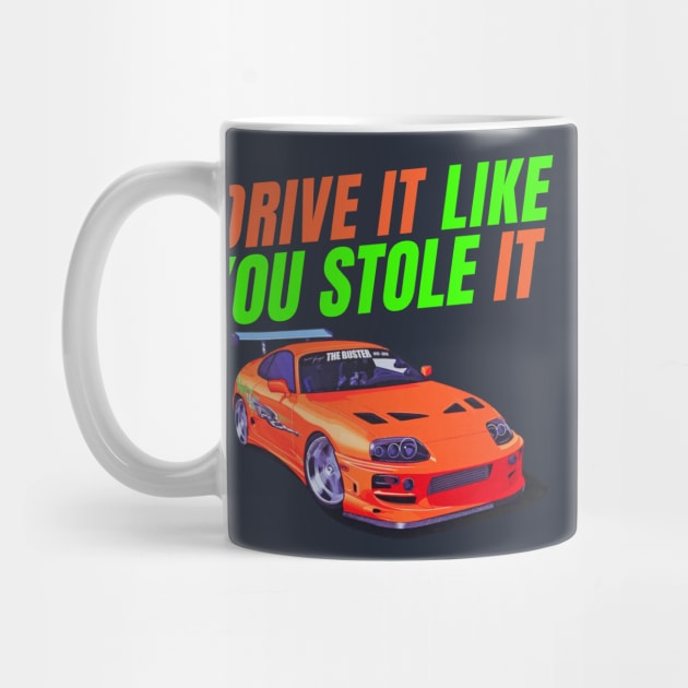 Drive it like you stole it { Paul walker's A80 Supra by MOTOSHIFT